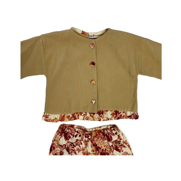 Girl's Medium 5 Fall Two Piece Boutique Festival - Picture 3 of 6